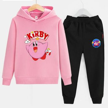 Kirby's Kids Hoodies Cotton Sweatshirts Outfits