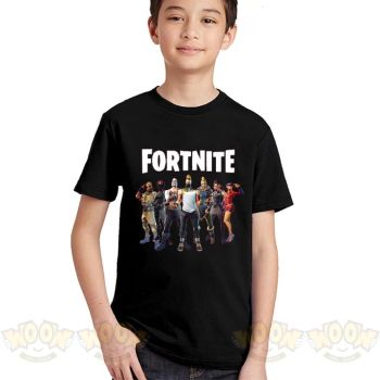 Fortnite T-Shirt  Kids Cotton Shirt Funny Youth Tee 8