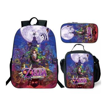  The Legend of Zelda Backpack and Lunch box School Bag Kid Bookbag