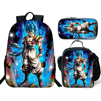 【NEW】Dragon Ball Backpack Lunch box School Bag Kids Bookbag