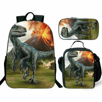 【NEW】 Jurassic World backpack 3D Printed Fashion Travel School Bag Laptop Backpack