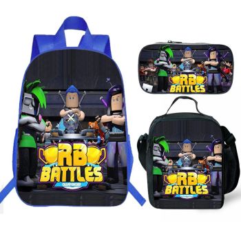 【NEW】Roblox boys backpack and lunch box set