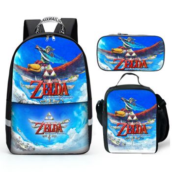  NEW The Legend of Zelda Backpack Lunch box School Bag Kids Bookbag 1