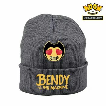 Bendy Cap Wool Winter Beanie Skull Cap Embroidery Cuffed Hat 1