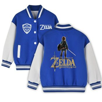 Boys Girls Legend of Zelda Varsity Jacket Baseball Jacket Pop Jacket  Coats