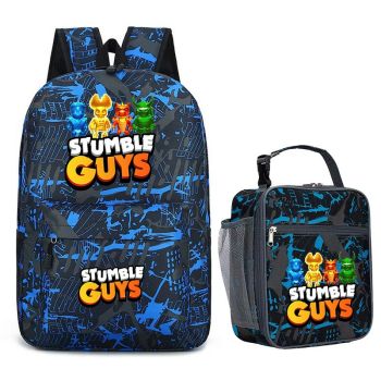 Boys Stumble Guys Backpack School bag Bookbag Galaxy Waterproof backpack