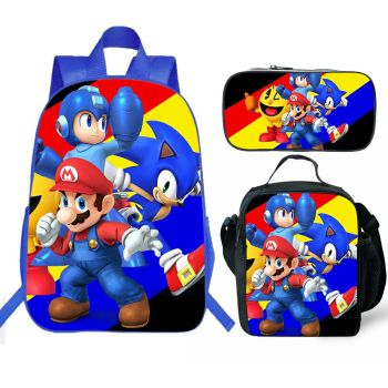 boys Super Smash Bros backpack bookbag school bag