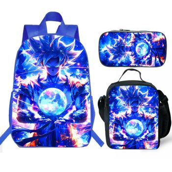 Dragon Ball Z Backpack For School Bag Waterproof Dragon Ball Z Bookbag and Lunchbox Kid Gifts  