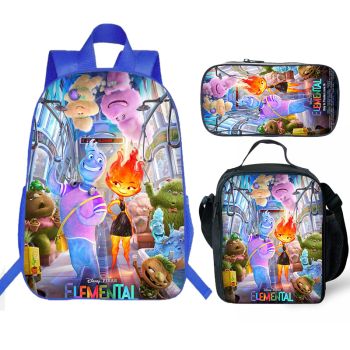 Elemental Backpack For School Bag Elemental Bookbag Lunch bag Boys Girls Birthday Gift