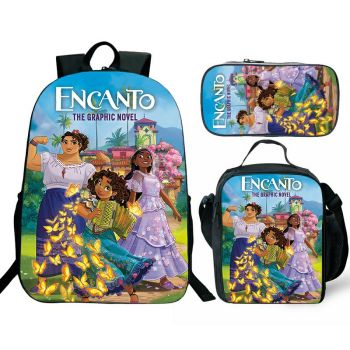 Encanto Backpack Lunch box School Bag Kids Bookbag