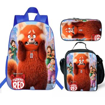 Encanto kids backpack school Lunch box School Bag Blue