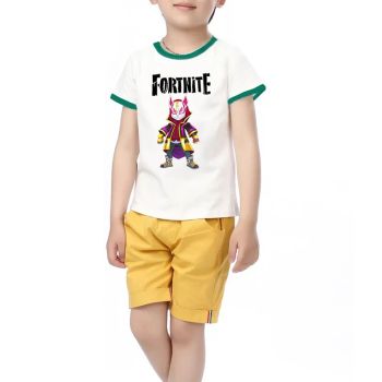 Fortnite T-Shirt  Kids Cotton Shirt Funny Youth Tee 34