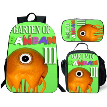 Garten of Banban 3 Backpack Lunch box School Bag Kids Bookbag 1
