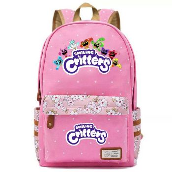 Girls Smiling Critters Backpack For School Canvas Bookbag Boys Travel bag Gifts Idea