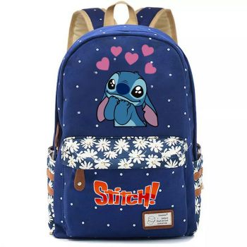 Girls Stitch Backpack For School Canvas Bookbag Boys Travel bag Gifts Idea