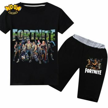 Fortnite T-Shirt  Kids Cotton Shirt Funny Youth Tee 7