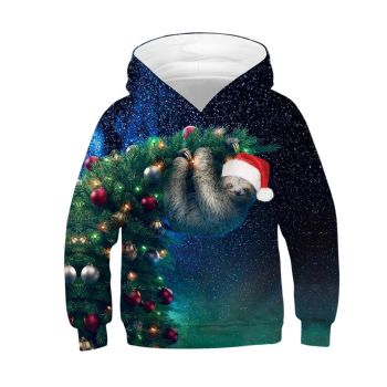 woow Christmas 3D Print  Hoodie Sweatshirt 3