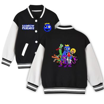 Kid's Rainbow Friends Jacket American Football Varsity Jacket Ideal Gift