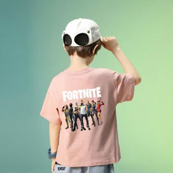 Kids Fortnite drift T-Shirt Cotton Funny Youth Tee
