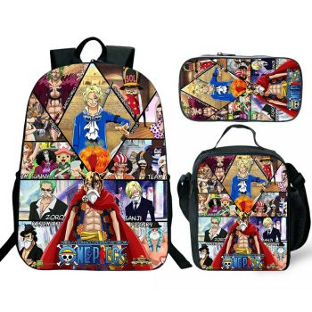 Kids One Piece backpack bookbag school bag Black