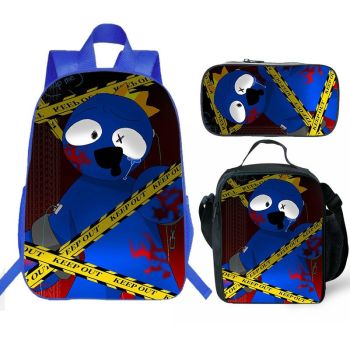 Kids Rainbow Friends backpack 3D Printed Fashion Travel School Bag Laptop Backpack