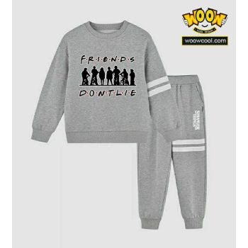 kids Stranger Thingssweat suits 2 piece sweatpants and hoodies