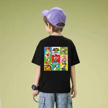 Kids Super Mario T-Shirt Cotton Shirt Funny Youth Tee 4