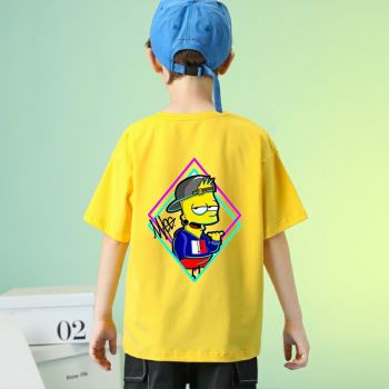 Kids The Simpsons T-Shirt Cotton Shirt Funny Youth Tee 5