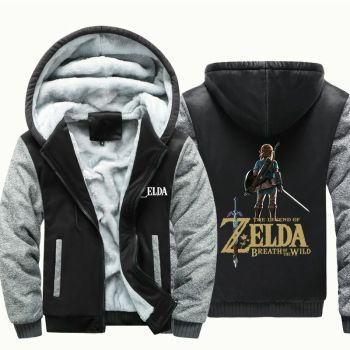Kids Zelda Jackets Thick Fleece Hoodies Winter Coats 2