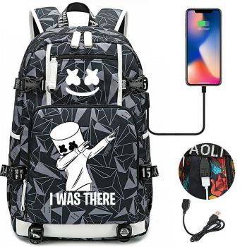 Marshmello backpack large capacity bookbag 2