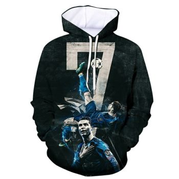 Cristiano Ronaldo Hoodie CR7 Hoodie 3D Print Sweatshirt Fashion Clothing