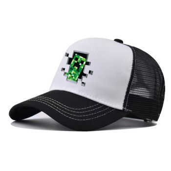 Minecraft Snapback Hat Adjustable Flat Bill Baseball Cap