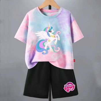 My Little Pony Tie dye T-Shirt Kids Cotton Shirt