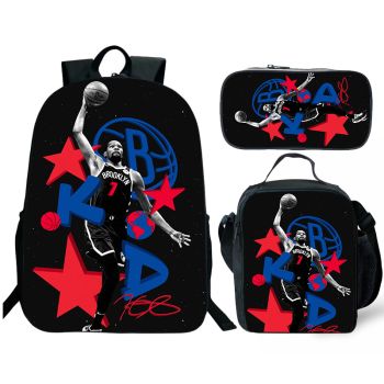 NBA Kevin Durant Backpack and Lunch bag Kevin Durant Bookbag for boy Back to School