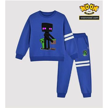 NEW Minecraft kids sweat suits 2 piece sweatpants and hoodies