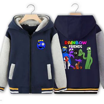 NEW Rainbow Friends Kids Zip Front Fleece Hoodie 1