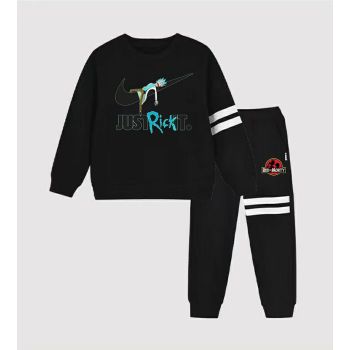 Rick and Morty kids sweat suits 2 piece sweatpants and hoodies