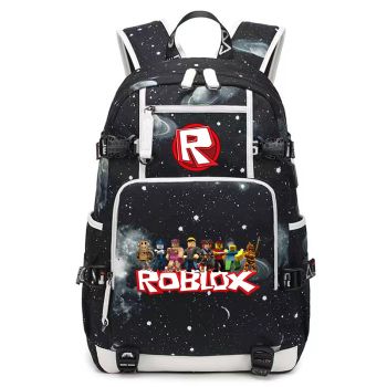 Roblox backpack large capacity bookbag 600D waterproof Oxford school bag