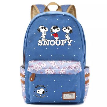 Snoopy Backpack For School bag Snoopy Canvas Bookbag Travel bag Boys Girls Gifts Idea
