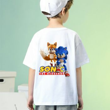Sonic The Hedgehog kids Cotton Shirt 