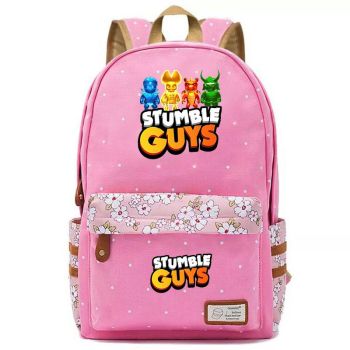 Stumble Guys Backpack For School bag Stitch Canvas Bookbag Travel bag Boys Girls Gifts Idea