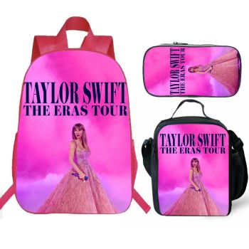 Taylor Swift Backpack and Lunch box For School Bag Boys Girls Bookbag with Lunch Bag Pen Case