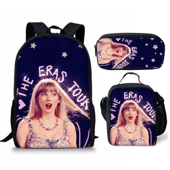 Taylor Swift Backpack and Lunch box Taylor school bag Waterproof Bookbag Laptop bag Travel bag Kids Gifts Idea