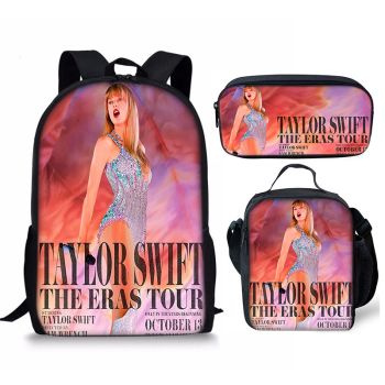 Taylor Swift Backpack for Girls & Boys for Kindergarten & Elementary School, Adjustable Straps & Padded Back, Lightweight Travel Bag for Kids 