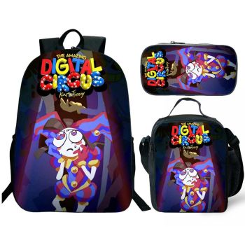 The Amazing Digital Circus Backpack and Lunch box school bag Waterproof Bookbag Laptop bag Travel bag Kids Gifts Idea