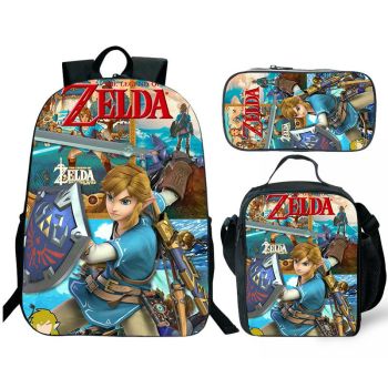 The Legend of Zelda Backpack and Lunch box school bag Waterproof Bookbag Laptop bag Travel bag Kids Gifts Idea