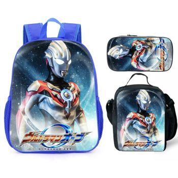 Ultraman Backpack for Kids School bag The legend of Ultraman Bookbag Lunch box Boys gift 