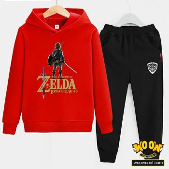 Zelda Kids Hoodies Cotton Sweatshirts Outfits 3