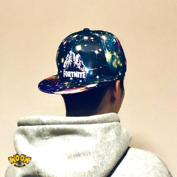 Fortnite Galaxy Snapback Hat Adjustable Flat Bill Baseball Cap