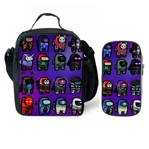 Among Us Lunch Box Waterproof Insulated Lunch Bag Portable Lunch box 
